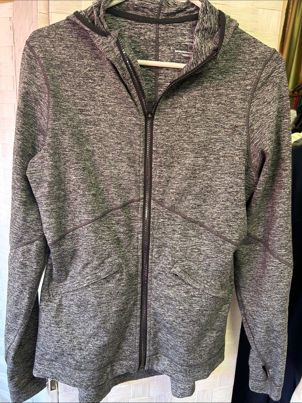 Brooks woman Full-Zip Gray Heather Hoodie Jacket
